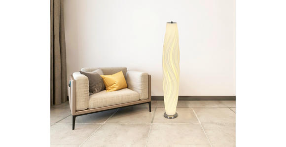 LED-STEHLEUCHTE 15/80 cm    - Schwarz/Weiß, Design, Kunststoff/Metall (15/80cm) - Dieter Knoll