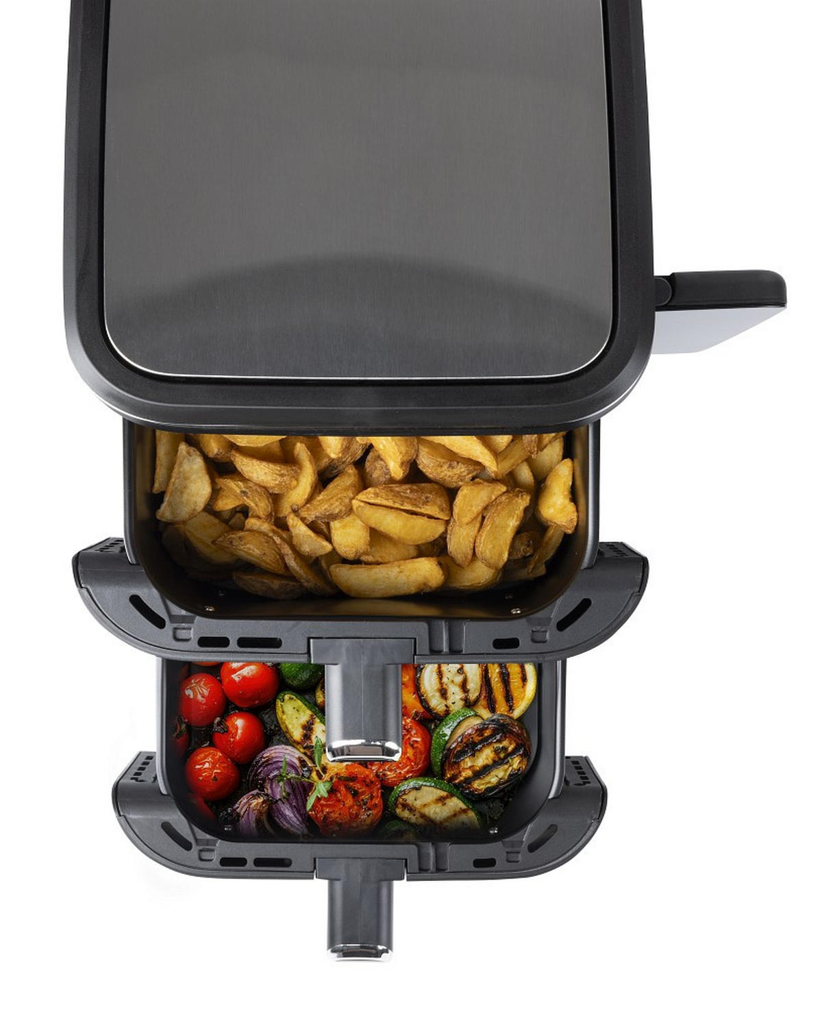 HEIßLUFTFRITTEUSE Kochwerk 10 L  - Schwarz, Basics, Kunststoff/Metall (38,7/31,9/30,3cm) - KOCHWERK