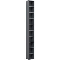 CD-REGAL Anthrazit  - Anthrazit, Design, Holzwerkstoff (40/94/17cm) - MID.YOU