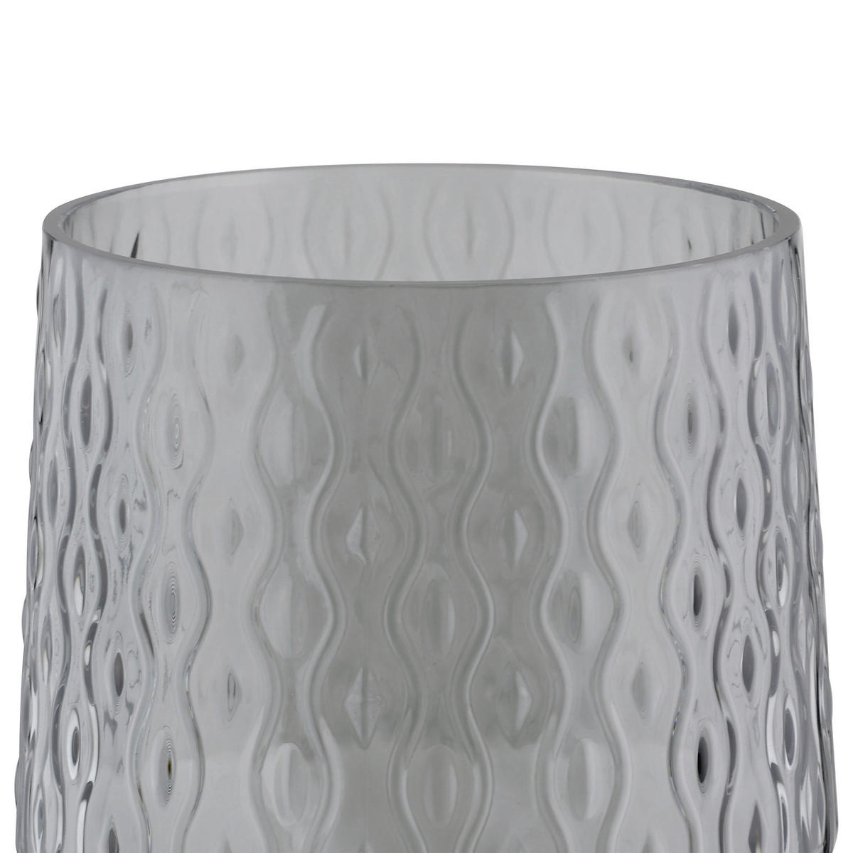 WINDLICHT - Grau, LIFESTYLE, Glas (14,3/14,3cm)