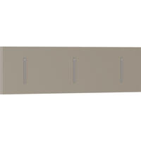 HAKENLEISTE  in Sandfarben  - Sandfarben, Design, Holzwerkstoff/Metall (100/25/3cm) - Moderano