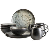 FRÜHSTÜCKSSET Carellia 12-teilig  - Grau, Trend, Keramik - Mäser