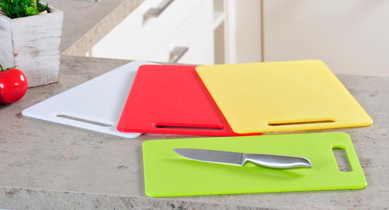 DASKA ZA REZANJE plastika - crvena, Konvencionalno, plastika (34/24/0,4cm) - Homeware