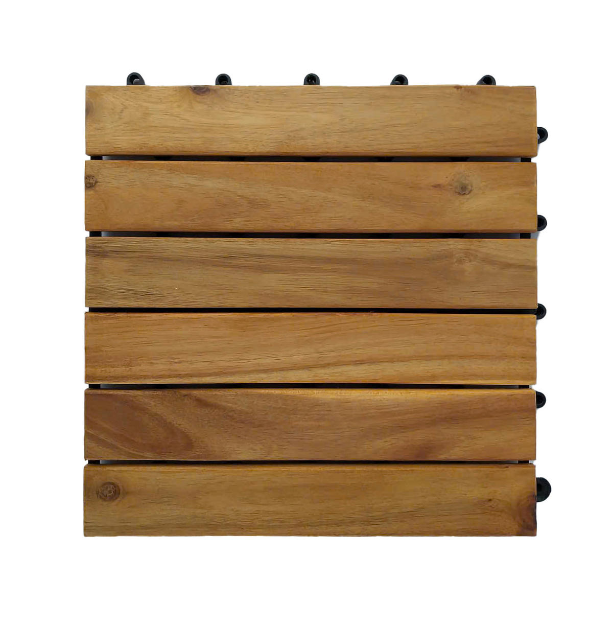 TERASOVÁ DLAŽDICE, barvy akácie - barvy akácie, Konvenční, dřevo/plast (30/30/2,4cm) - Ambia Garden