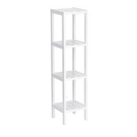 STANDREGAL Weiß  - Weiß, Basics, Holz (22/22/92cm) - Zeller Present