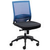 DREHSTUHL  in Blau, Schwarz  - Blau/Schwarz, MODERN, Holz/Kunststoff (65/94-106/60cm) - MID.YOU