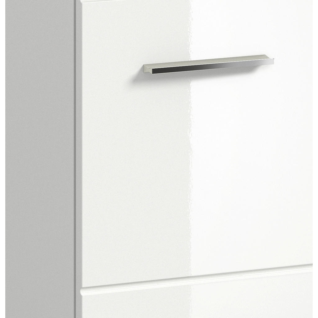 Thumbnail - Mid.you Badezimmer, Weiß Hochglanz, Kunststoff, 3-teilig, 10 Fächer, 2,2 Schubladen, 120 cm, FSC Mix, stehend, Badezimme...