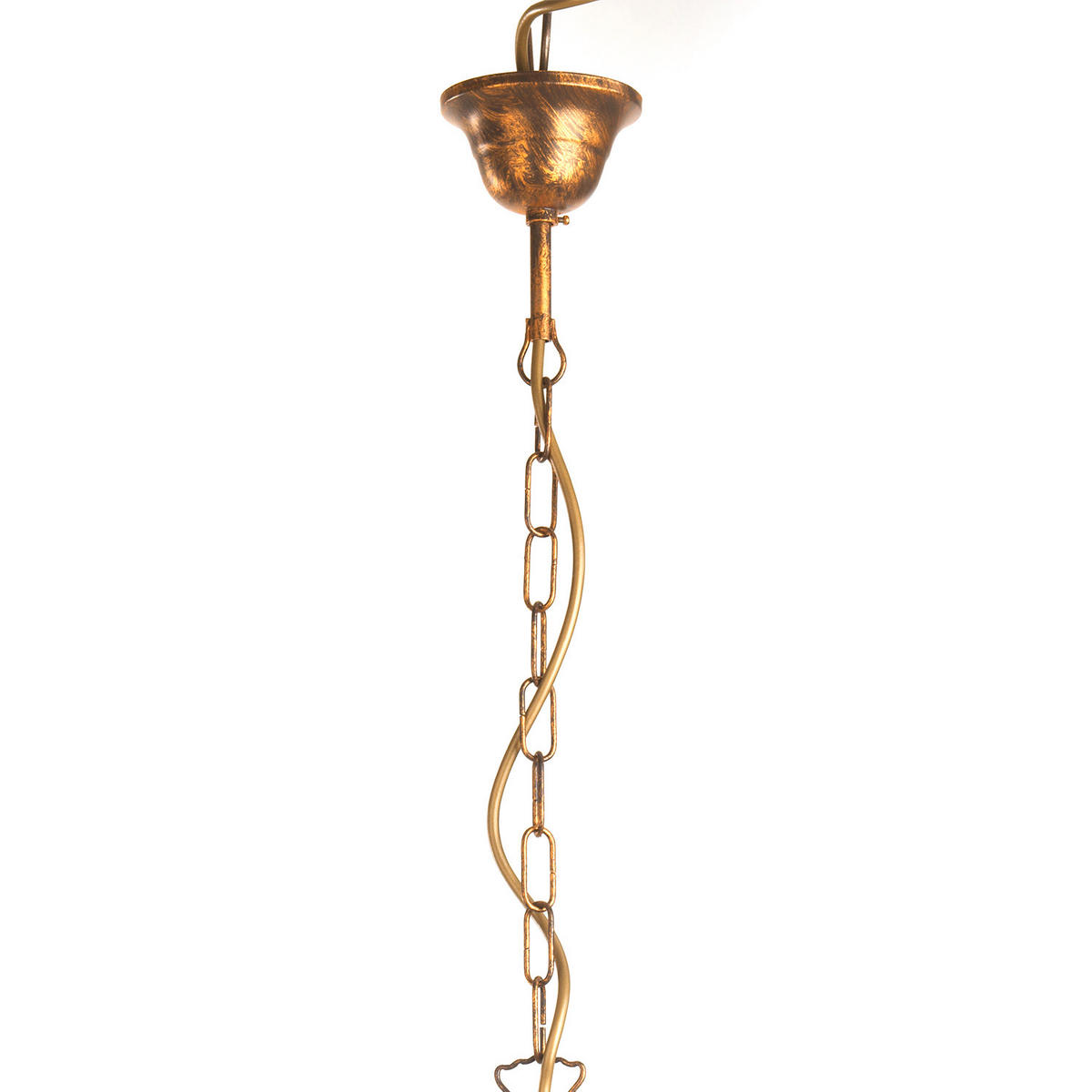 KRONLEUCHTER 65/82 cm   - KONVENTIONELL, Glas/Metall (65/82cm)