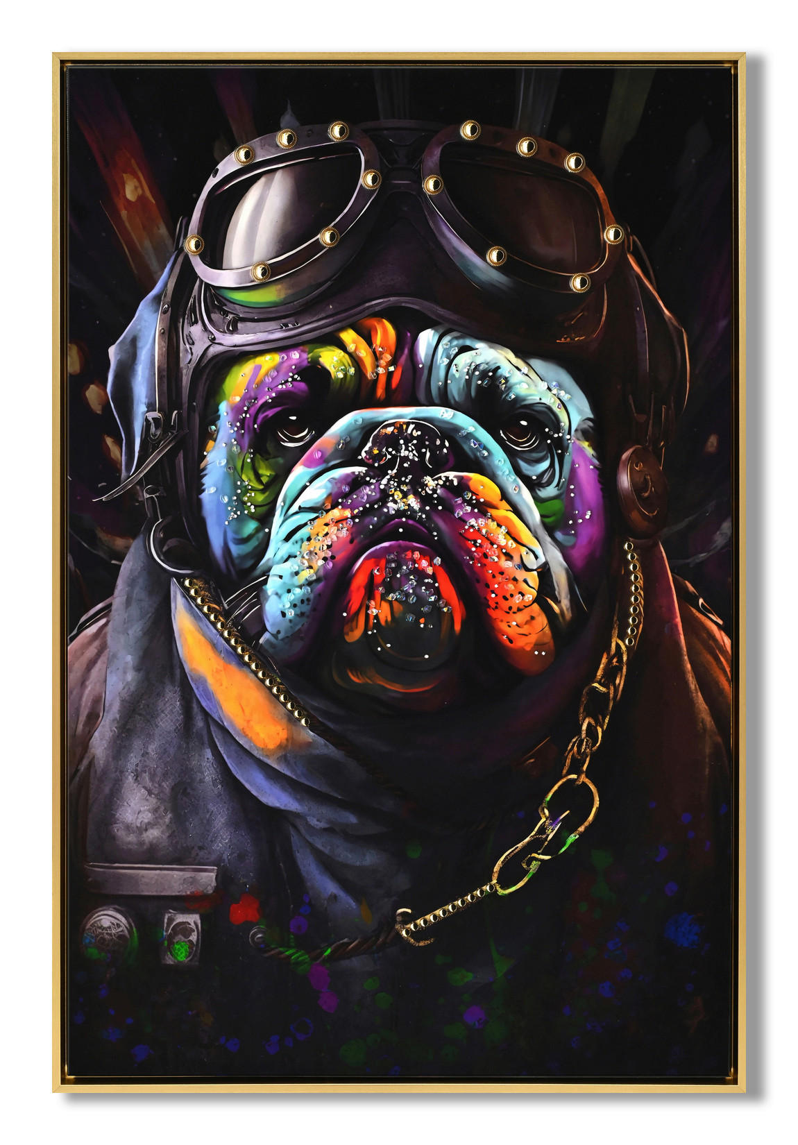 MALBA NA PLÁTNĚ, zvířata, 62/92/4 cm