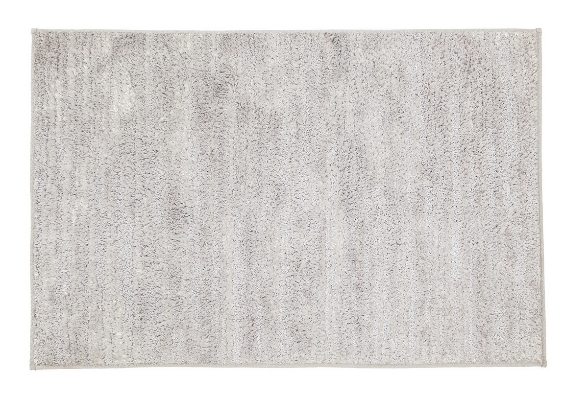COVOR DE BAIE  70/120 cm  antracit, gri   - antracit/gri, Basics, plastic/textil (70/120cm) - Kleine Wolke