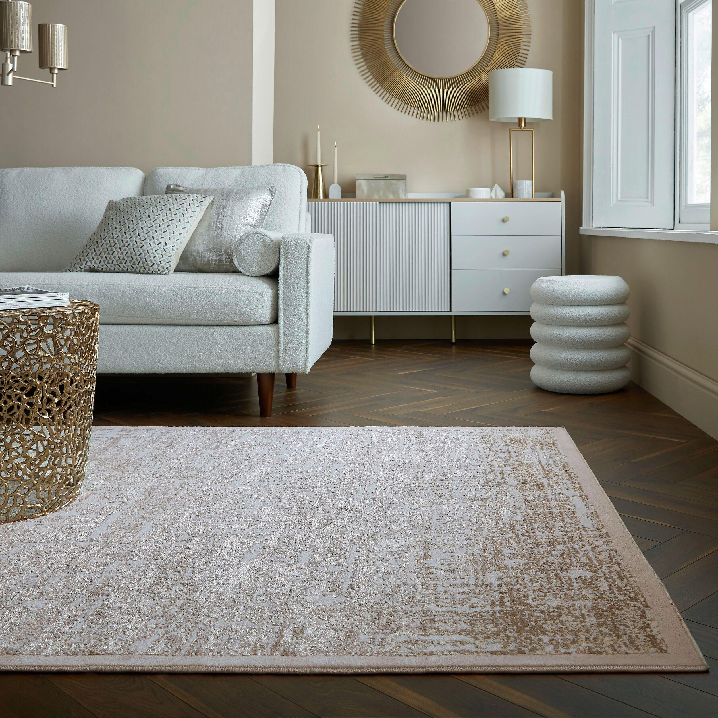 WEBTEPPICH 160/230 cm Eris Champagner  - Champagner, Basics, Textil (160/230cm) - Xora