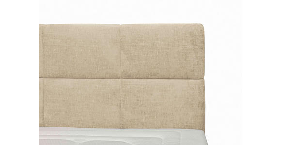 BOXSPRINGBETT 160/200 cm  in Beige  - Eichefarben/Beige, KONVENTIONELL, Holz/Textil (160/200cm) - Carryhome