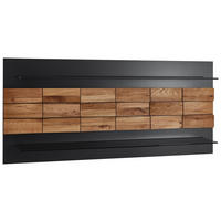 WANDBOARD  135/60,8/22,5 cm  - Eichefarben/Grau, Design, Glas/Holz (135/60,8/22,5cm) - Novel