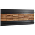 WANDBOARD  135/60,8/22,5 cm  - Eichefarben/Grau, Design, Glas/Holz (135/60,8/22,5cm) - Novel