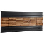 WANDBOARD  135/60,8/22,5 cm  - Eichefarben/Grau, Design, Glas/Holz (135/60,8/22,5cm) - Novel