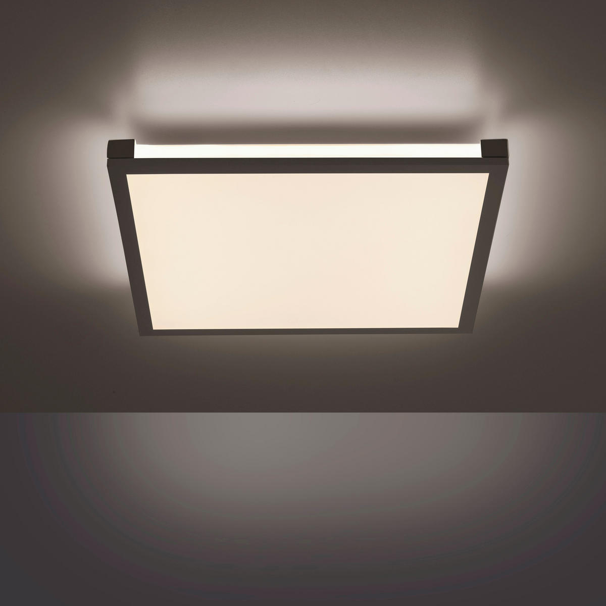 LED-PANEEL 45/45/7,1 cm  - Schwarz, Basics, Kunststoff/Metall (45/45/7,1cm)