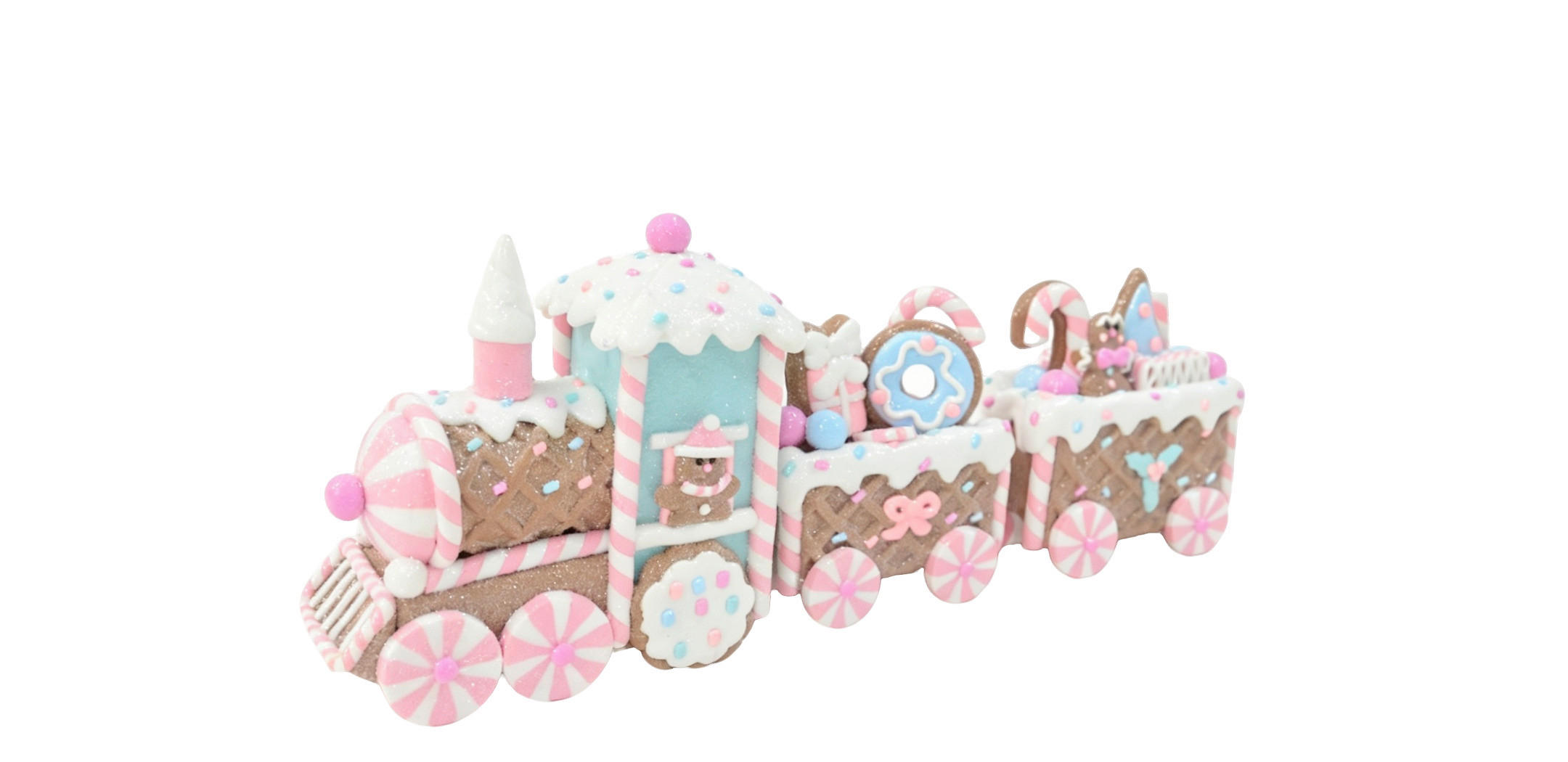 DEKORATIONSTÅG  - pink/ljusblå, Lifestyle, keramik (34/6,5/14cm) - X-Mas
