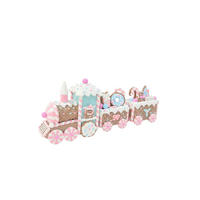 DEKORATIONSTÅG  - pink/ljusblå, Lifestyle, keramik (34/6,5/14cm) - X-Mas
