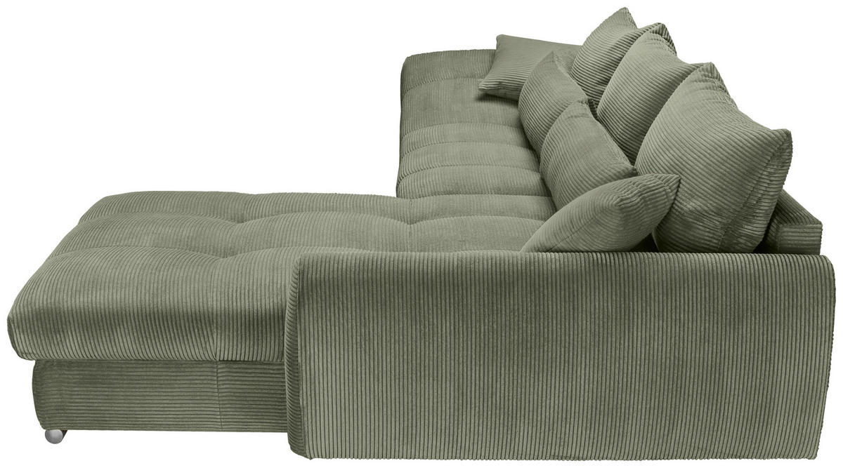 Freisteller von Carryhome ECKSOFA Olivgrün Cord.