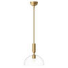 HÄNGELEUCHTE Alora Mood 32,4/30,5 cm   - Goldfarben, KONVENTIONELL, Glas/Metall (32,4/30,5cm) - Elstead Lighting