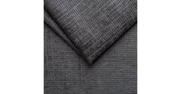 SCHLAFSOFA mit Liegefunktion, Rücken echt Chenille Graphitfarben - Schwarz/Graphitfarben, KONVENTIONELL, Holz/Textil (212/97/105cm) - Carryhome