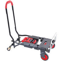 SACKKARRE - Rot/Schwarz, Basics, Metall (83/40/13cm)