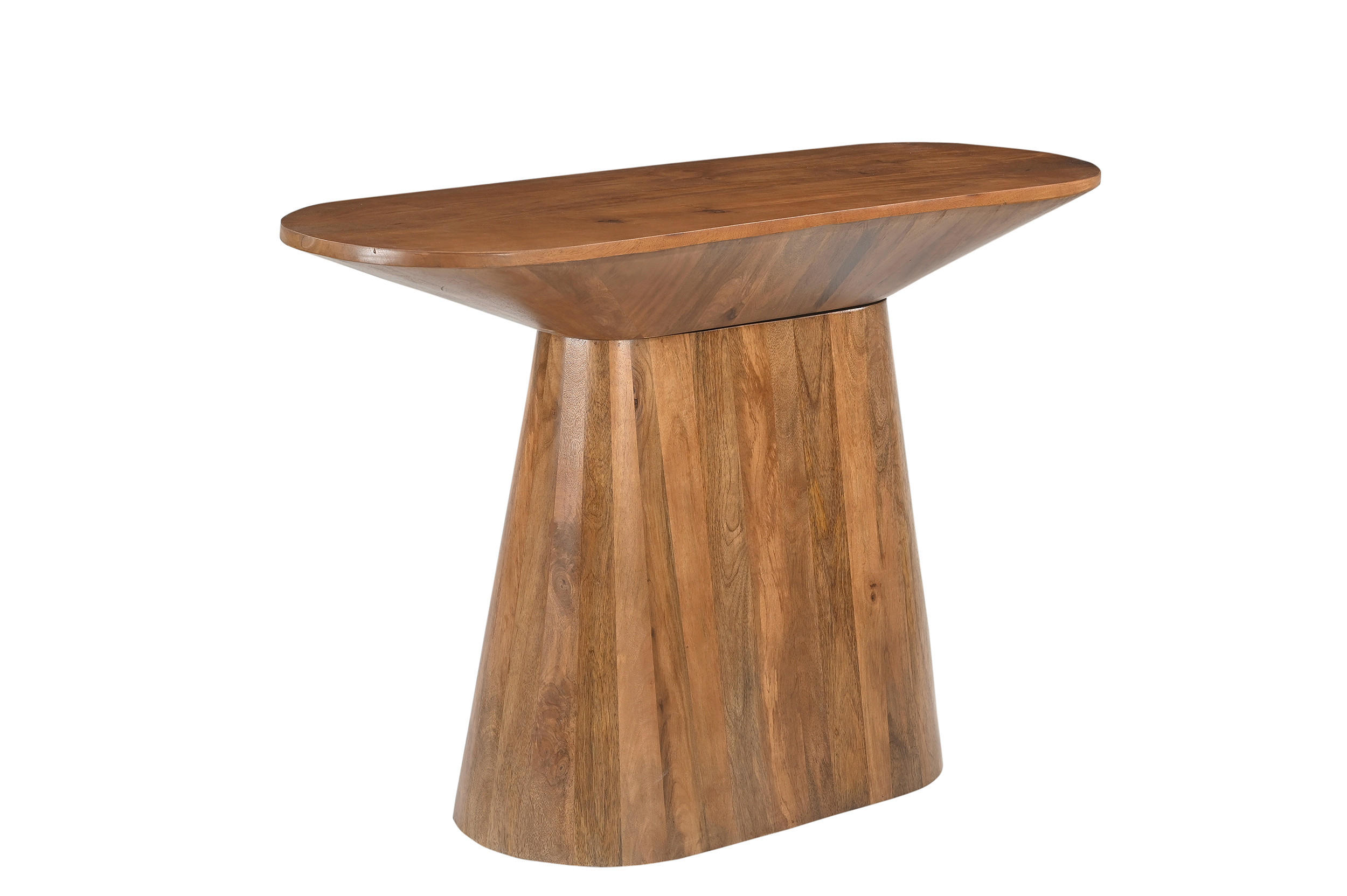 KONSOLENTISCH Mangoholz massiv Naturfarben  - Naturfarben, Design, Holz (120/40/77cm) - MID.YOU