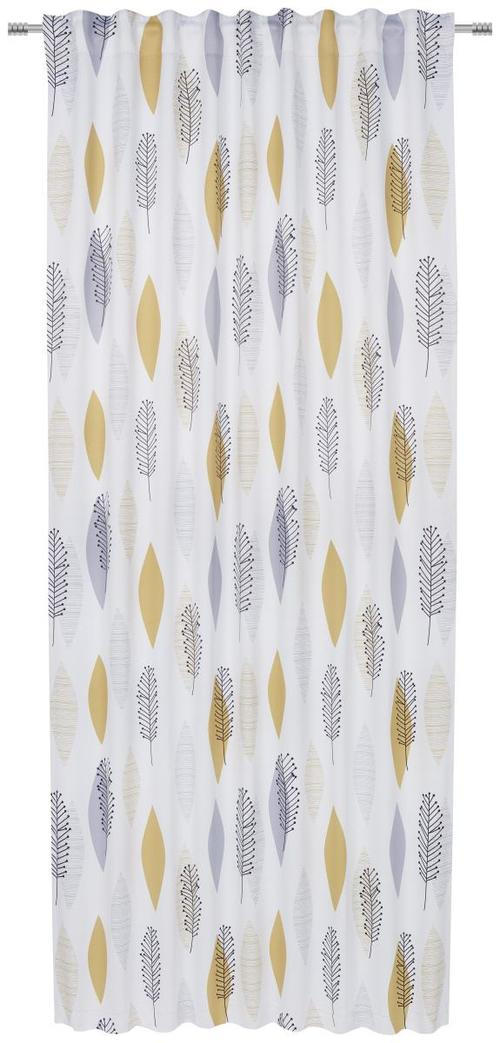ZATEMŇOVACÍ ZÁVES, black-out (neprepúšťa svetlo), 135/245 cm - žltá, Konventionell, textil (135/245cm) - Esposa