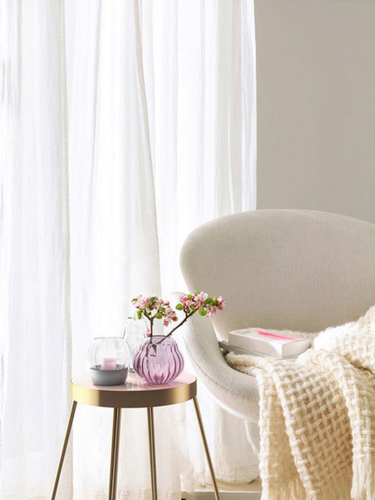 VAZA  ROSE GARDEN HOME   steklo  - Basics, steklo (20cm) - Villeroy & Boch