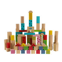 KOSTKY - vícebarevná, Basics, dřevo (18/27.5cm) - My Baby Lou