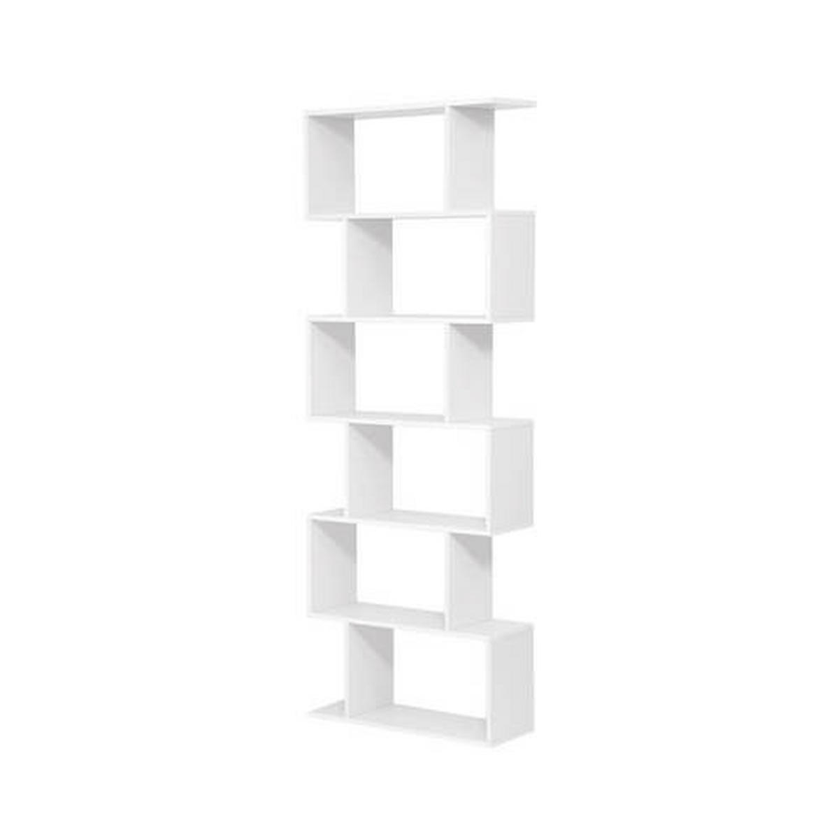 BÜCHERWAND  70/191/24 cm Weiß  - Weiß, Basics, Holzwerkstoff (70/191/24cm) - Boxxx