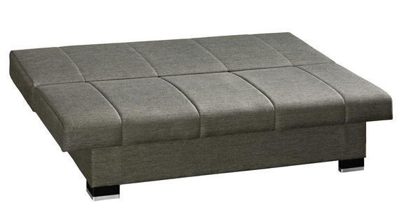 SCHLAFSOFA Braun - Wengefarben/Alufarben, KONVENTIONELL, Holz/Textil (200/80/94cm) - Novel