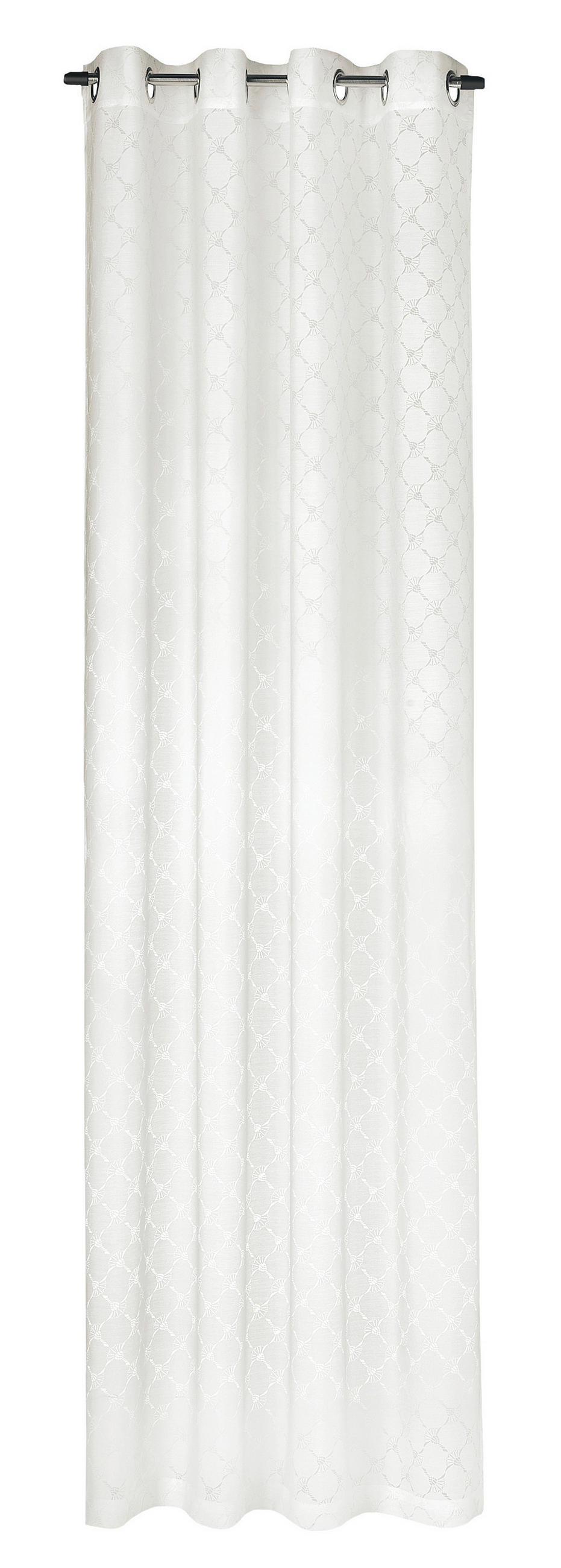 Joop! ZÁVĚS S OČKY, poloprůhledné, 140/250 cm