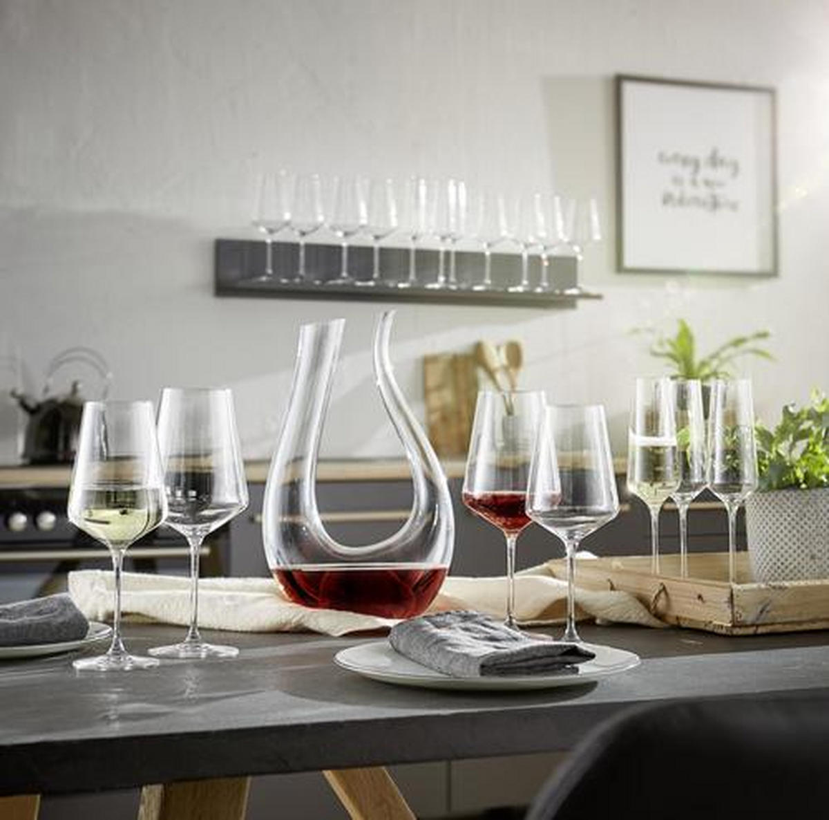 GLÄSERSET Puccini  18-teilig  - Klar, Basics, Glas (57,3/26,9/32,9cm) - Leonardo
