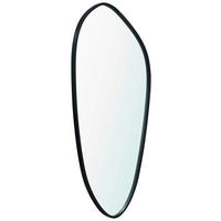 OGLINDĂ DE PERETE 125/58/3 cm    - străveziu/negru, Design, sticlă/material pe bază de lemn (125/58/3cm) - MID.YOU
