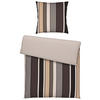 WENDEBETTWÄSCHE Flanell 135/200 cm  - Taupe, Textil (135/200cm) - Novel