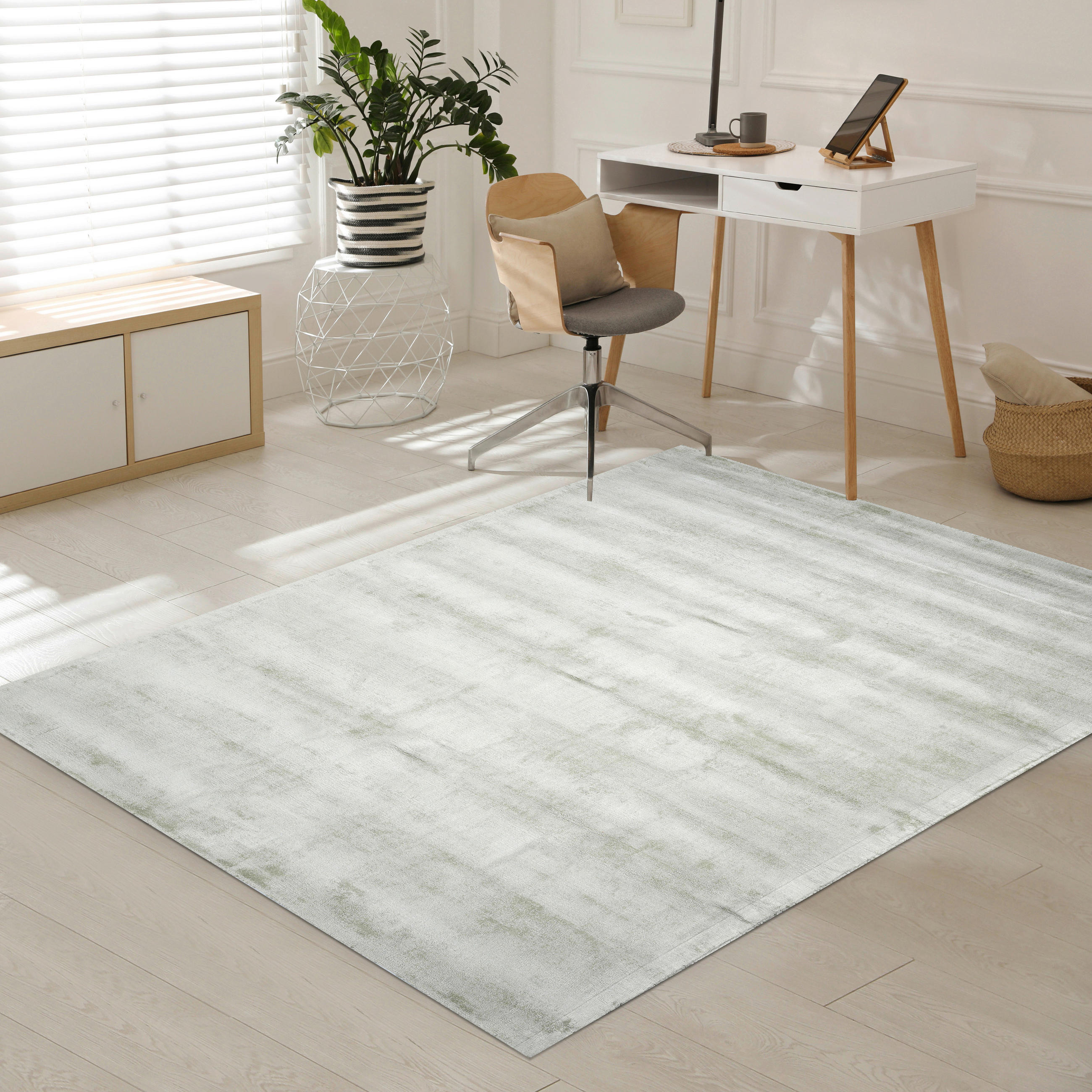 TEPPICH 195/300 cm Berlin Salbeigrün  - Salbeigrün, Basics, Textil (195/300cm)