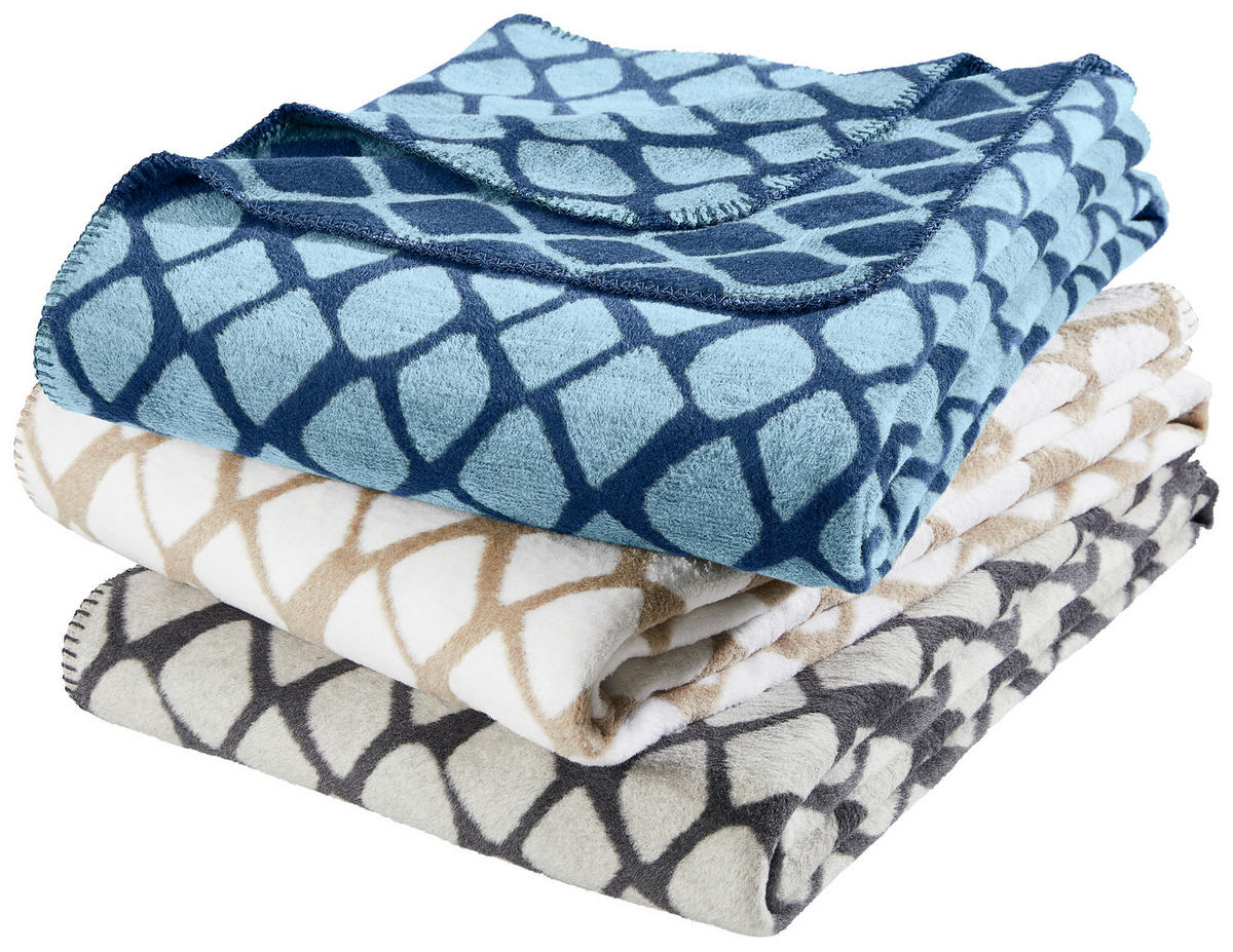 WOHNDECKE Snako 150/200 cm  - Taupe, LIFESTYLE, Textil (150/200cm) - Dieter Knoll