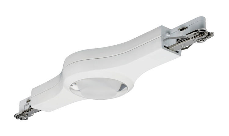 SCHIENENSYSTEM-VERBINDER URail 22,5/2,7/5,7 cm   - Weiß, Design, Metall (22,5/2,7/5,7cm) - Paulmann