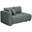 CHAISELONGUE Chenille Grau  - Schwarz/Grau, KONVENTIONELL, Kunststoff/Textil (93/73/171cm) - Carryhome