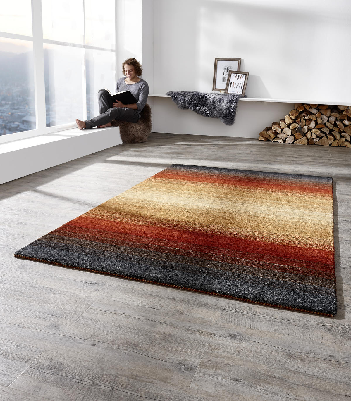 WOLLTEPPICH 120/180 cm Multicolor  - Multicolor, Basics, Textil (120/180cm) - Cazaris