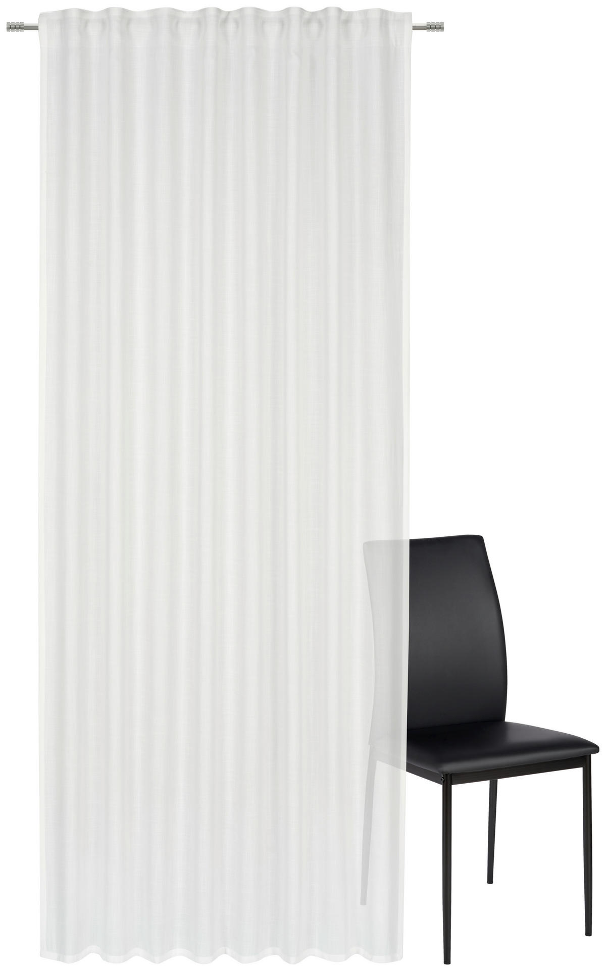 FERTIGVORHANG halbtransparent  - Creme, Basics, Textil (135/245cm) - Esposa