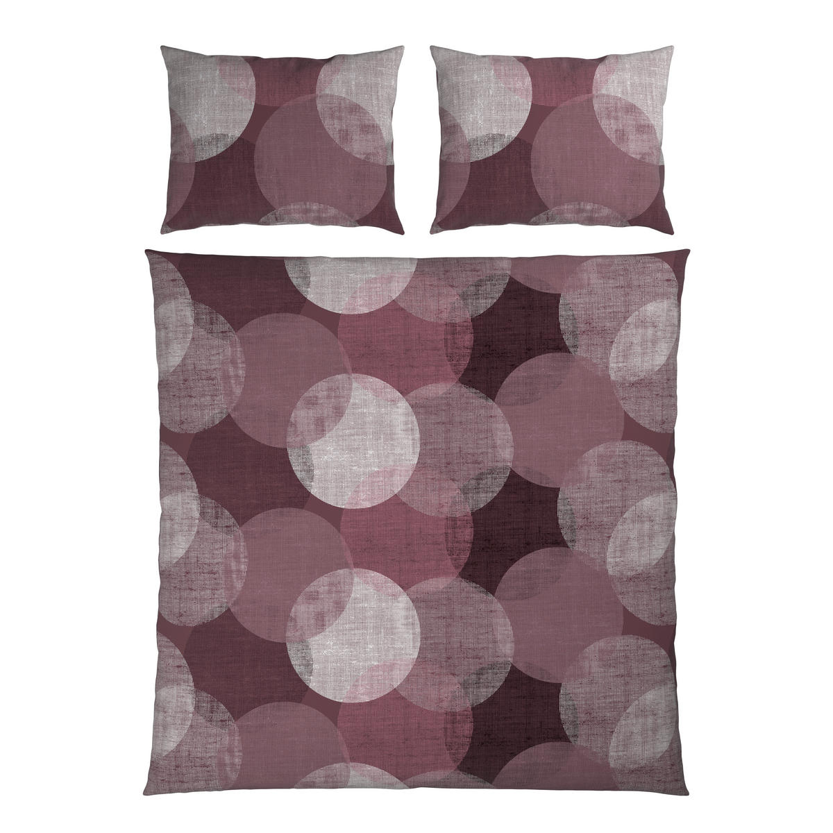 POSTEĽNÁ BIELIZEŇ, flanel, hnedofialová, 200/200 cm - hnedofialová, textil (200/200cm) - Esposa