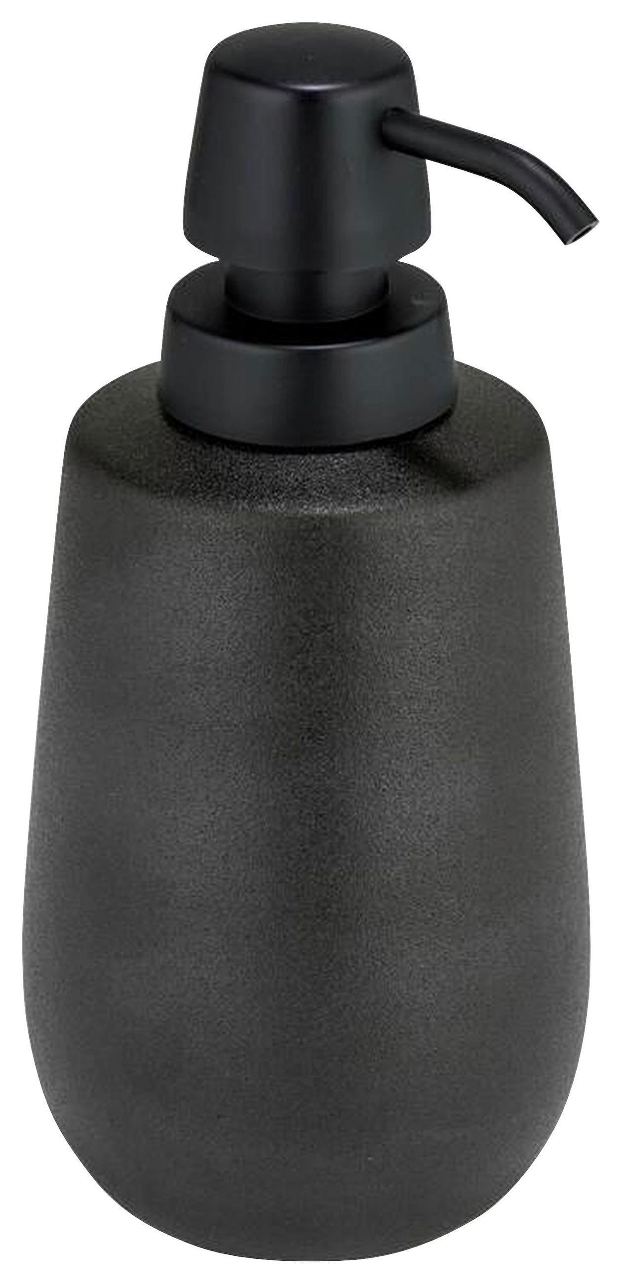 SEIFENSPENDER Kunststoff, Keramik  - Schwarz, Basics, Keramik/Kunststoff (8/18,5/8cm) - Wenko