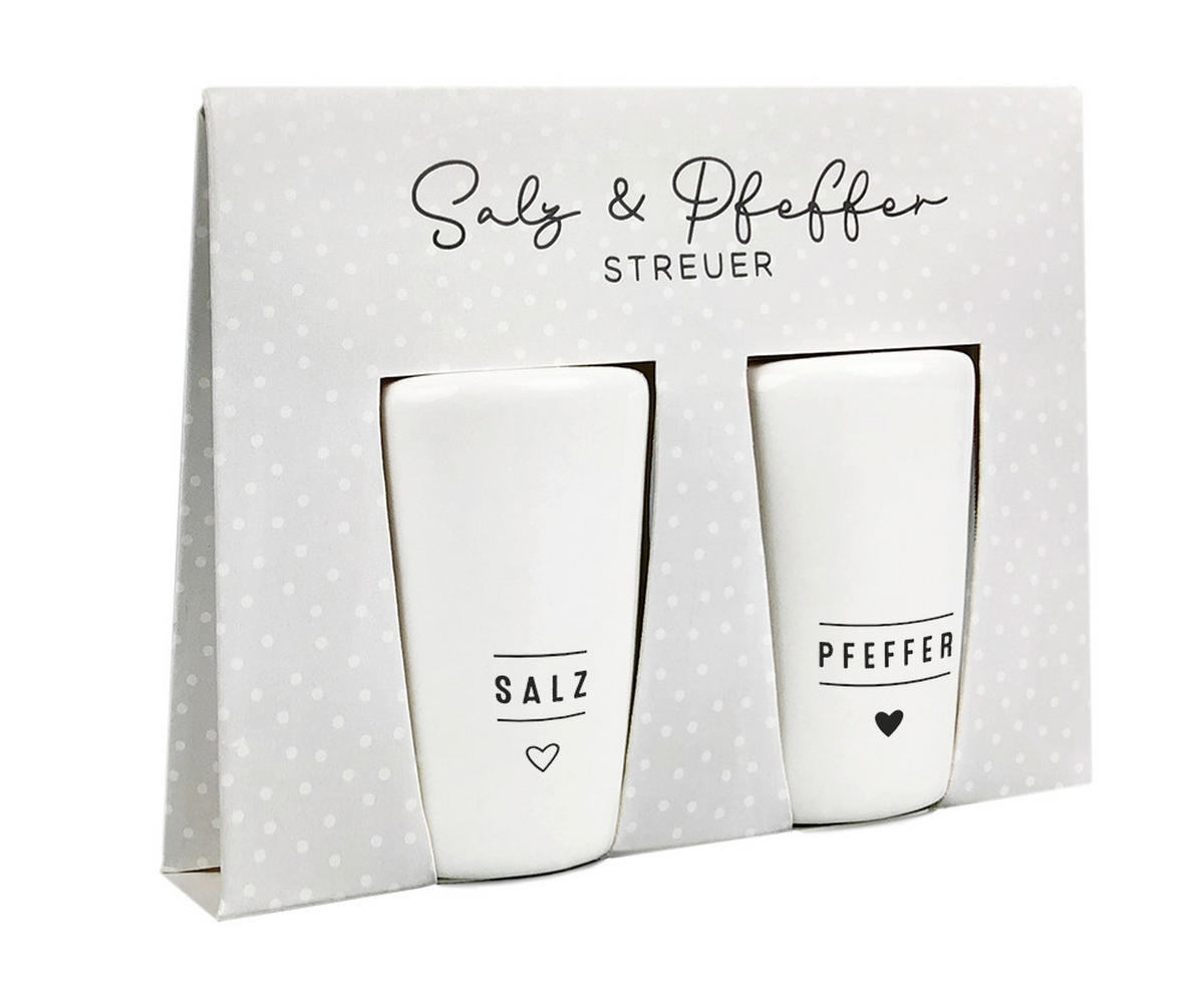 SALZ- UND PFEFFERSTREUER  - Multicolor, Basics, Keramik (6/4cm)