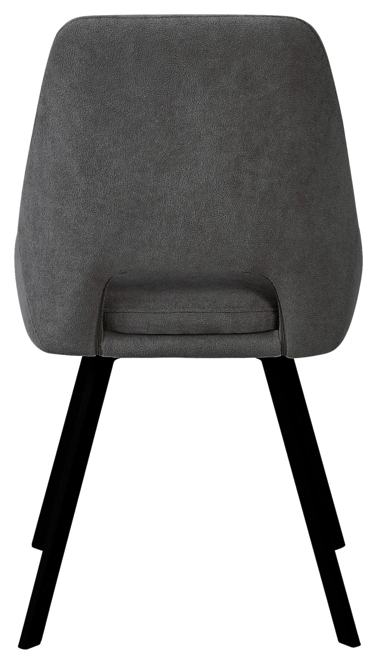 STOL, kovina, tekstil antracit  - črna/antracit, Design, kovina/tekstil (48/85/56cm) - Carryhome