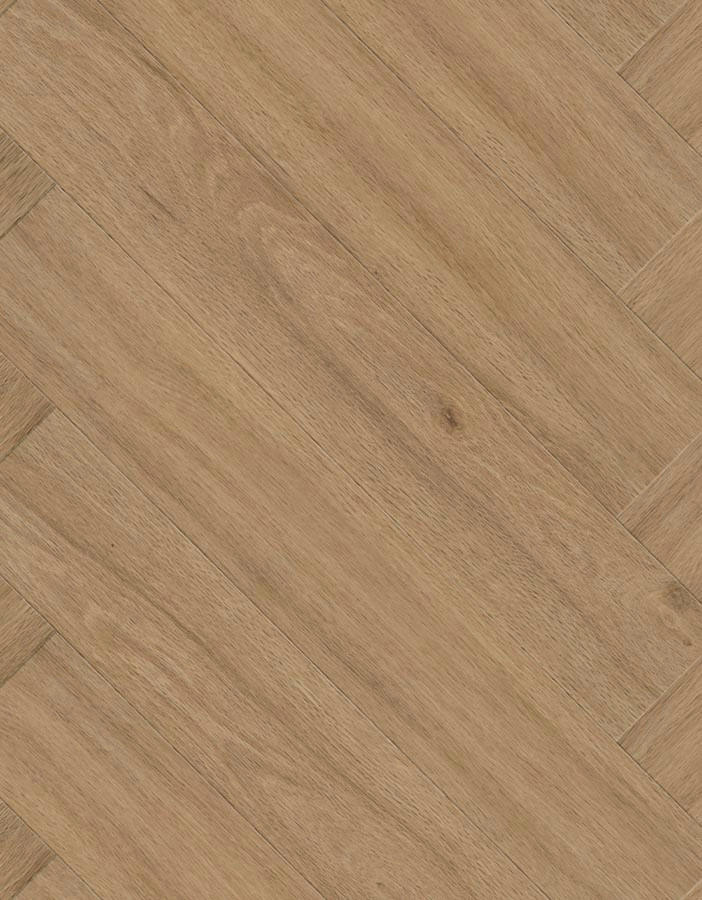 DESIGNBODEN Herringbone  per  m² - Hellbraun/Eichefarben, Basics, Kunststoff (72/12/0.8cm)
