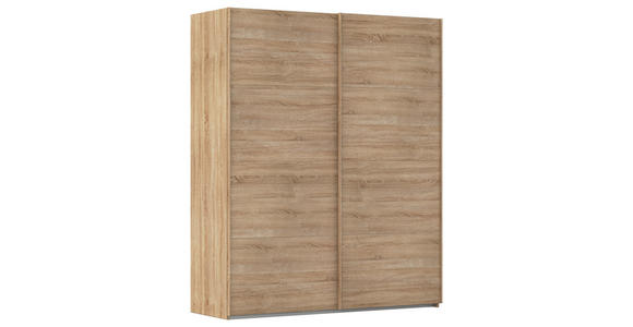 SCHWEBETÜRENSCHRANK 181/223/68 cm 2-türig Sonoma Eiche  - Sonoma Eiche, Design, Holzwerkstoff/Kunststoff (181/223/68cm) - Novel