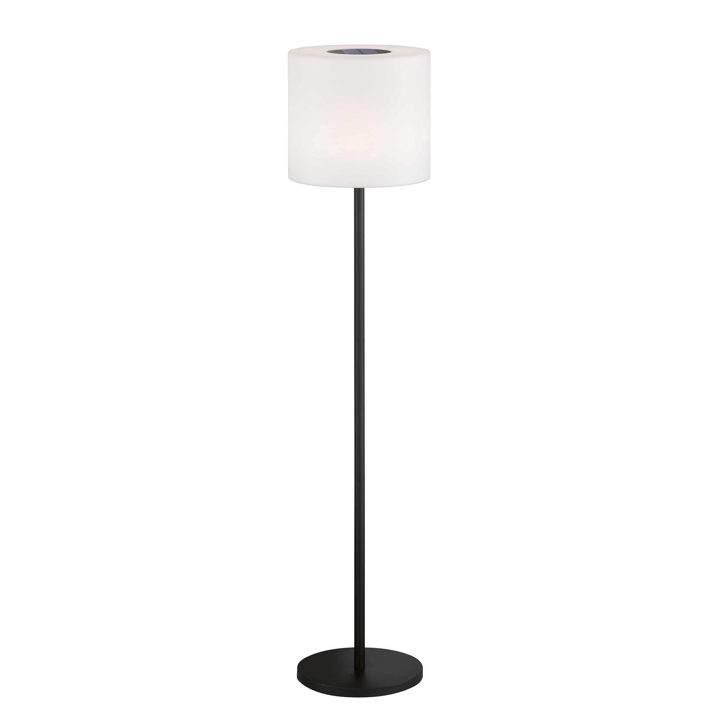 AKKU-STEHLEUCHTE 34/150 cm    - Schwarz/Weiß, Design, Glas/Kunststoff (34/150cm) - Schöner Wohnen