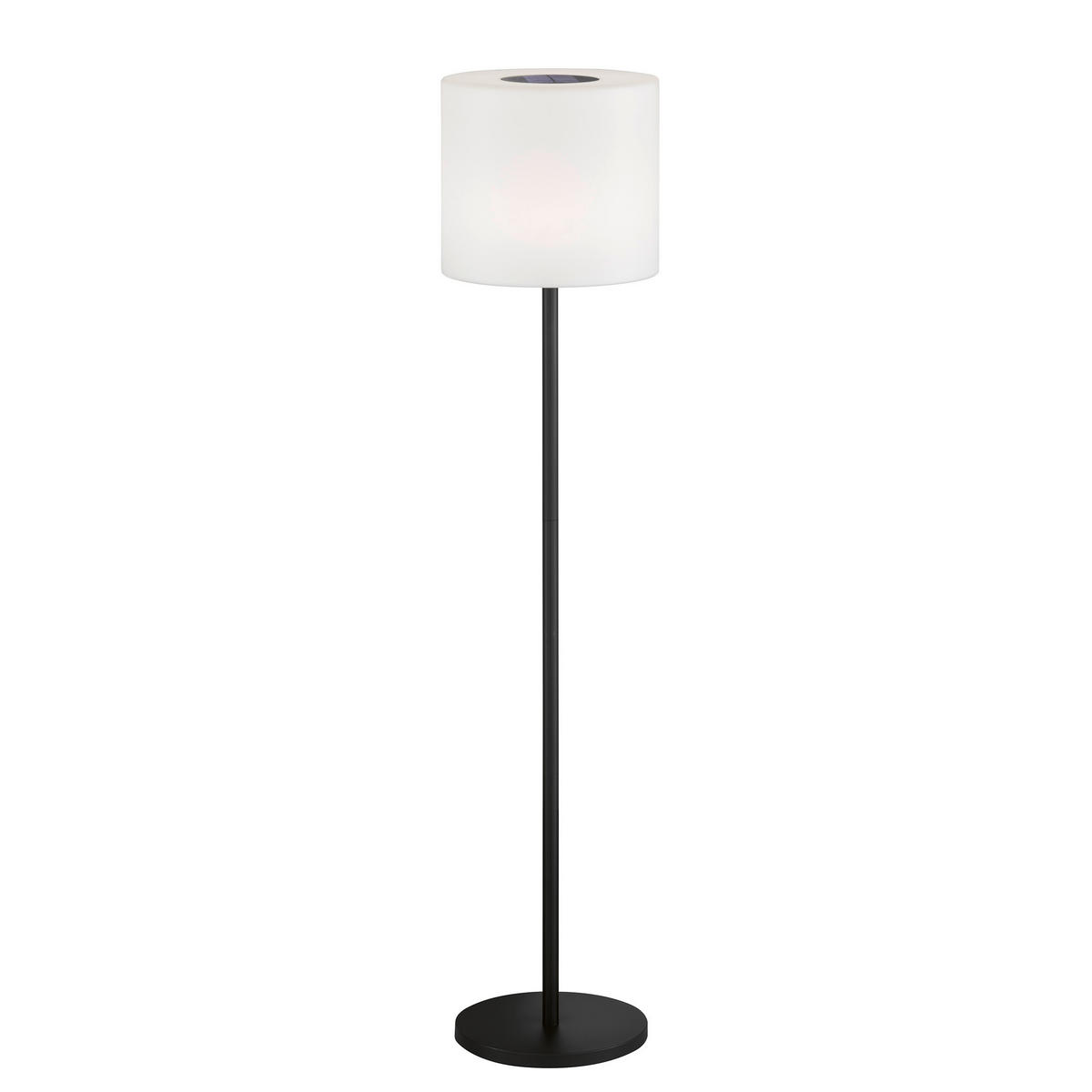 AKKU-STEHLEUCHTE 34/150 cm    - Schwarz/Weiß, Design, Glas/Kunststoff (34/150cm) - Schöner Wohnen